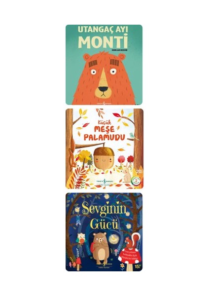 Emojili Sticker ve Okul Öncesi Resimli Kitaplar - Utangaç Ayı Monti - Meşe - Sevginin Gücü