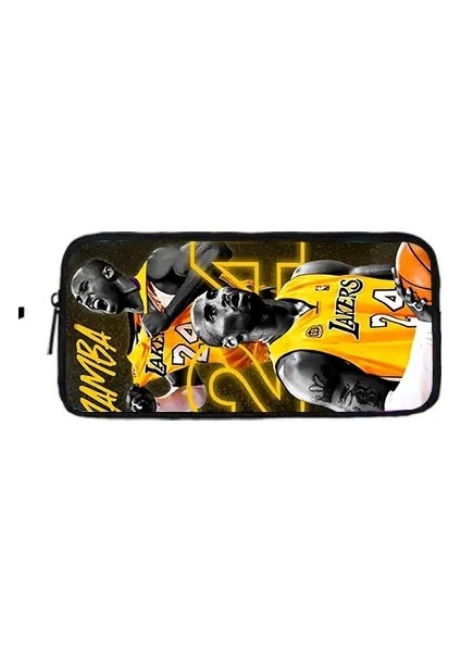 Basketbol K-Kobe B-Bryant Çocuk Okulu Sırt Çantası 1/3 Pcs Öğle Yemeği Çantaları, Kalem Çantaları Erkekler Için Okul Çantaları En Iyi Hediye Rengi: Kalem Torbası (Yurt Dışından)