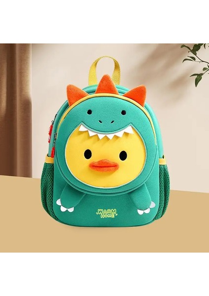 Anaokulu Schoolbag Erkek ve Kız Okul Çantası Karikatür Backpack Anti-Lost Küçük Sırt Çantası Çocuk Çantası Mochila Escolar Renk: Ördek S (Yurt Dışından)