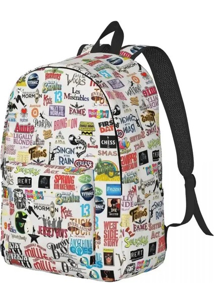Broadway Melody Sırt Çantası Erkek Kız Çocuklar Öğrenci Okulu Kitap Çantası Müzikal Tiyatro Drama Daypack Daypack Okul Öncesi Bagcolor: Gösterildiği Gibi/boyut: Çocuklar Için (Yurt Dışından)