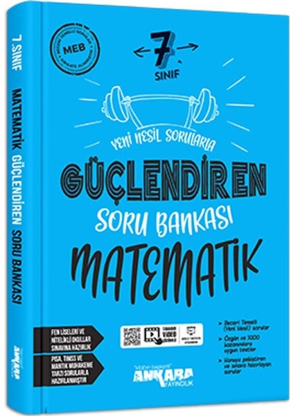 7.Sınıf Matematik Güçlendiren Soru Bankası modelleri
