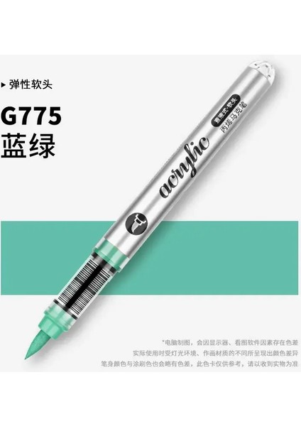 1 Pc 120 Renk Doğrudan Sıvı Akrilik Marker Yumuşak Fırça Boya Kalemi Graffiti Manga El Sanatları Okulu Sanat Malzemeleri Kırtasiye Renk: G775 (Yurt Dışından)