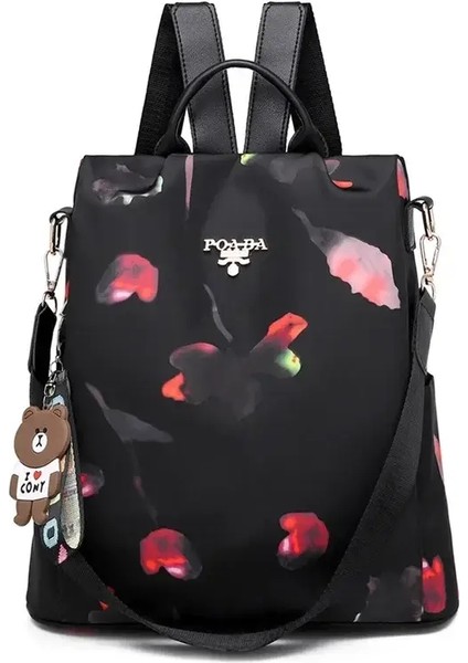 Kadınlar Sırt Çantası Moda Oxford Kumaş Omuz Çantaları Gençler Için Okul Çantaları Büyük Kapasiteli Baskı Su Geçirmez Seyahat Backpackcolor: Renkli Daire (Yurt Dışından)