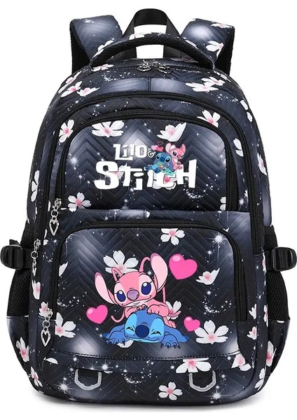 Disney Lilo Dikiş Su Geçirmez Kadınlar Sırt Çantası Kadın Seyahat Çantası Sırt Çantaları Mochila Okul Çantası Genç Kızlar Kitap Çantası Renk: 019 (Yurt Dışından)