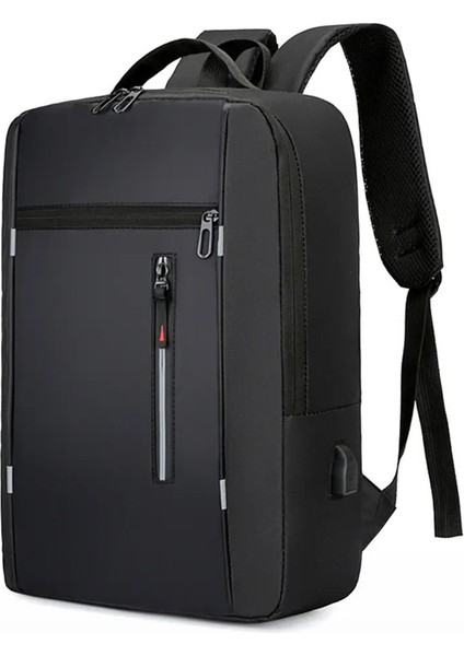 Taşınabilir Sırt Çantası Kampı Seyahat Çantası Iş Gündüzü ile USB Şarj Portu ile 15.6 Inç Dizüstü Bilgisayarlar Kadınlar Için Womolor: Siyah (Yurt Dışından)