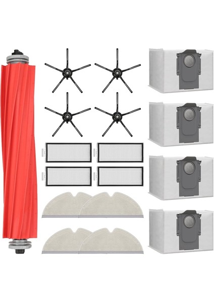 Max Max+(Plus) Robot Süpürge Aksesuarları Kitleri Ana Yan Fırça Filtresi Paspas Torbaları (Yurt Dışından) fiyatları