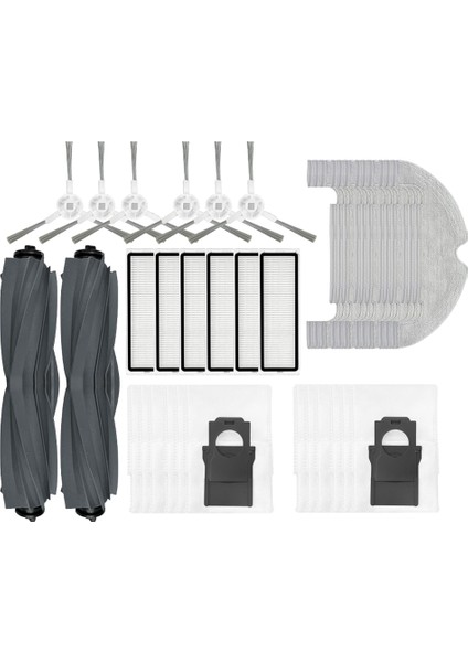 D10 Plus Gen2 Yedek Ana Yan Fırça Hepa Filtre Paspas Pedi Toz Torbaları Yedek Parçalar Aksesuarlar (Yurt Dışından)