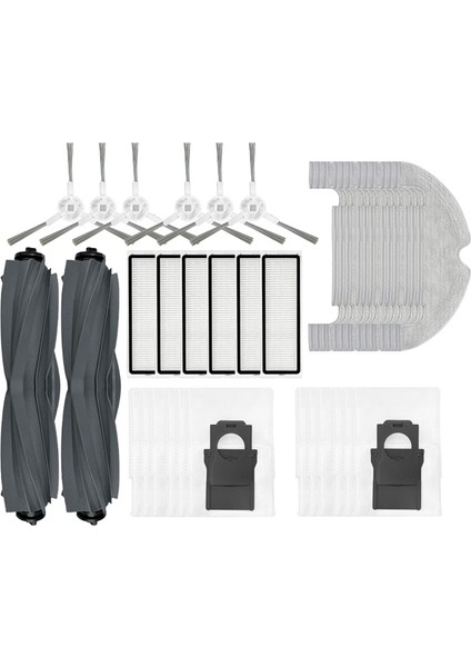 D10 Plus Gen2 Yedek Ana Yan Fırça Hepa Filtre Paspas Pedi Toz Torbaları Yedek Parçalar Aksesuarlar (Yurt Dışından) fiyatları