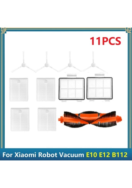 Robot Süpürge E10 E12 B112 Süpürge Aksesuarları Ana Yan Fırça Hepa Filtre Birincil Filtreler Yedek Parçalar (Yurt Dışından) fiyatları