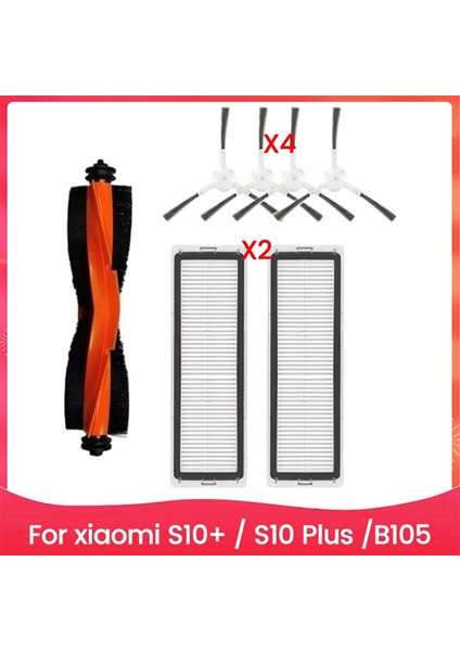 Robot Süpürge S10+ / S10 Plus / B105 Aksesuarları Ana Yan Fırça Hepa Filtre Paspas Bezi Yedek Parçaları (Yurt Dışından) fiyatları