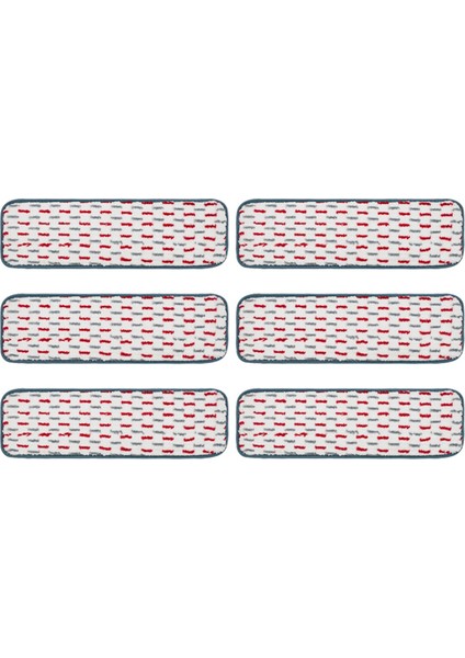 6 Adet Yeniden Kullanılabilir Mop Pedleri Powermop Yedek Mikrofiber Mop Kalınlaştırılmış Pedleri Sert Ahşap Zeminler Için Yedekler-A (Yurt Dışından)