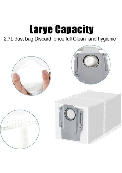 Saros 10/G30 Elektrikli Süpürge Ana Yan Fırça Hepa Filtreler Paspas Pedleri Toz Torbaları Yedek Parçaları (Yurt Dışından) fırsatları