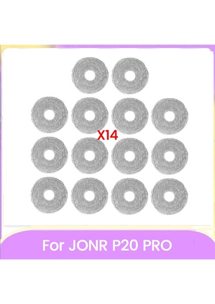 P20 Pro Elektrikli Süpürge Yedek Parçaları Için 14 Adet Paspas Bezi Pedi Mikrofiber Paspas Bezi (Yurt Dışından) modelleri