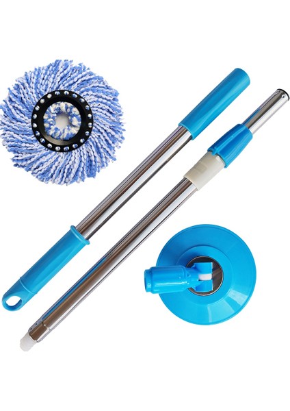Paspas Yedek Parçaları Zemin 360 Derece Dönebilen Temizlik Paspası Temizlik Alet Seti Mavi (Yurt Dışından)