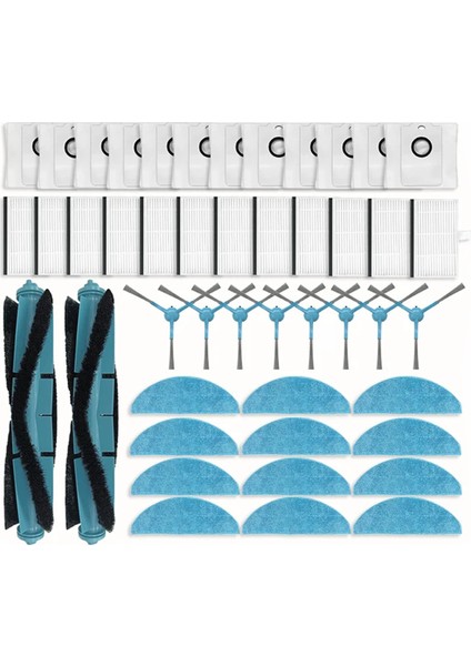 7490 Immortal / 8290 Immortal Ultra Power X-Treme Parçaları Için Ana Yan Fırça Filtresi Paspas Toz Torbaları (Yurt Dışından)