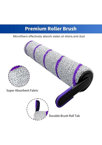 S20 Pro Islak Kuru Elektrikli Süpürge Aksesuarları Kiti Hepa Filtreleri ve Fırça Silindirlerini Içerir (Yurt Dışından) fırsatları