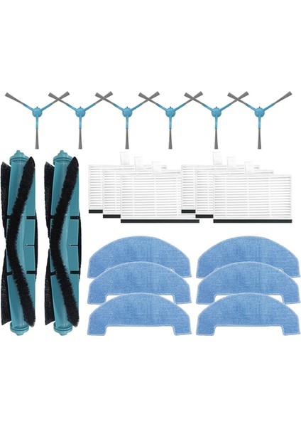 EXVAC700 Yedek Parça Aksesuarları Ana Yan Fırça Paspas Bezi Filtre (Yurt Dışından) indirimleri