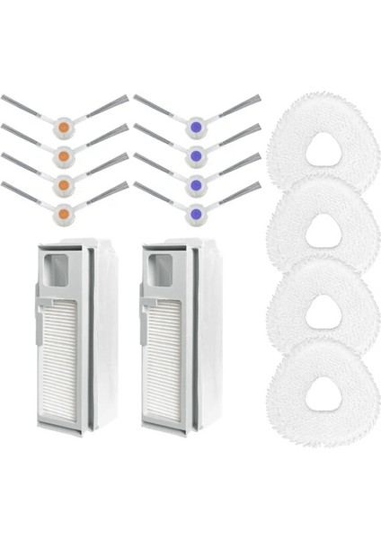 J4 J4 Lite Yan Fırça Paspas Bezleri Bez Entegre Filtre Torbası Robot Süpürgeler Aksesuarları Yedek Parça Değişimi (Yurt Dışından) fırsatları