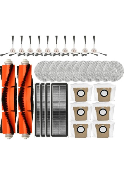 Omni 2 C102CN, B101CN, B116CN, X10+ Robot Süpürge Ana Yan Fırça Hepa Filtre Paspas Toz Torbası (Yurt Dışından)