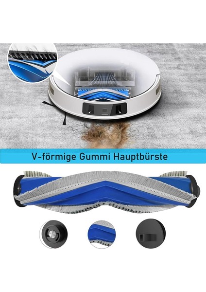 T30S Pro / T30S Robot Süpürge Aksesuarları, Ana Yan Fırça, Hepa Filtre, Paspas Bezi, Toz Torbaları (Yurt Dışından) indirimleri