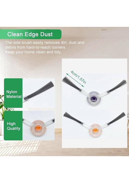 Freo x Ultra / J4 / J4 Lite Aksesuarları Ana Yan Fırça Hepa Filtre Torbaları Paspas Bezi Yedek Parçaları (Yurt Dışından) modelleri