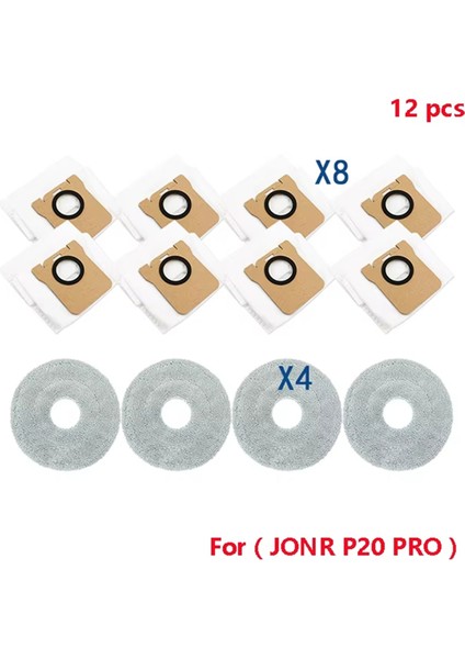 P20 Pro Elektrikli Süpürge Aksesuarları Paspas Bezi Toz Torbası Verimli Mikrofiber Yedek Parça Temizleme Parçaları Değişimi (Yurt Dışından)