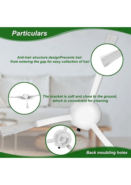 L10S Ultra / L10 Ultra Robot Süpürge Için Yedek Parça Aksesuar Seti Ana Yan Fırça Hepa Filtre Paspas Bezi (Yurt Dışından) modelleri