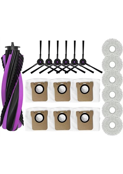 P20 Pro Robot Süpürge Yedek Parçalar Aksesuarlar Sarf Malzemeleri Temizlik Için Silindir Yan Fırça Paspas Bezi Toz Torbası (Yurt Dışından)