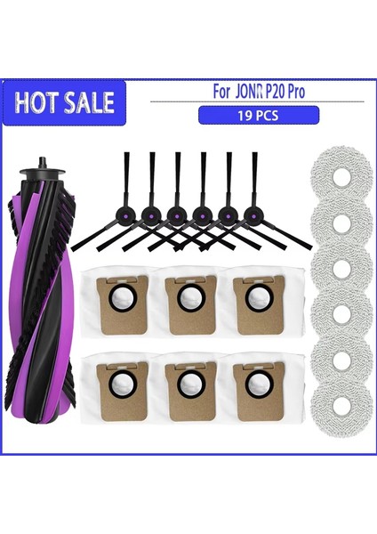 P20 Pro Robot Süpürge Yedek Parçalar Aksesuarlar Sarf Malzemeleri Temizlik Için Silindir Yan Fırça Paspas Bezi Toz Torbası (Yurt Dışından) fiyatları