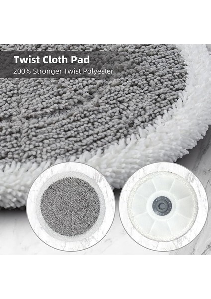 10 Adet 3897A Mop Pedleri 3897A, 3712, 3712W Buharlı Döner Mop Pedleri Parça No 1641112 Için Yedek (Yurt Dışından) indirimleri