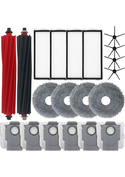 Qrevo Master Robot Süpürge Ana Yan Fırça Hepa Filtreleri Paspas Bezi Toz Torbaları Yedek Parçaları (Yurt Dışından) fiyatları
