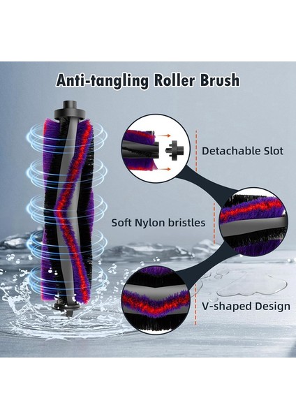 E10S Robot Süpürge Ana Yan Fırça Paspas Bezi Filtre Yedek Parça Aksesuarları (Yurt Dışından) fırsatları