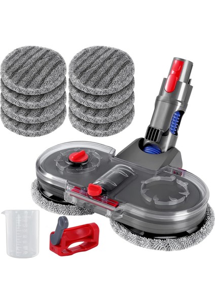 V7/V8/V10/V11/V15 Elektrikli Süpürge Için Paspas Aparatı - Çıkarılabilir Su Tanklı Elektrikli Zemin Paspası Aksesuarı (Yurt Dışından)