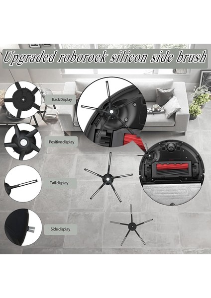 S8 Pro Ultra Robot Süpürge Ana Yan Fırça Hepa Filtre Paspas Bezi Toz Torbası Yedek Parçaları (Yurt Dışından) indirimleri