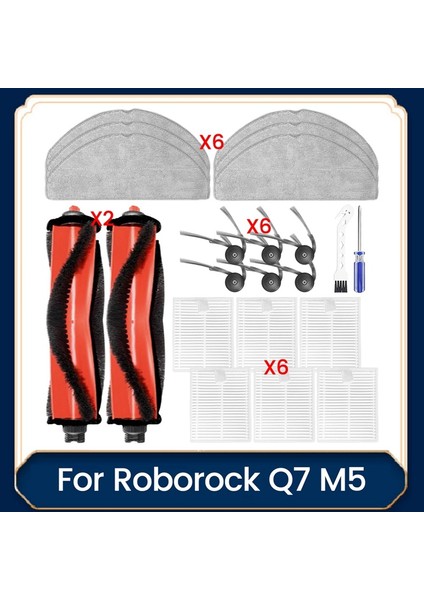 M5 Robot Süpürge Parçaları Için Yedek Aksesuar Seti Ana Yan Fırça Hepa Filtreleri Paspas Pedleri (Yurt Dışından) fiyatları