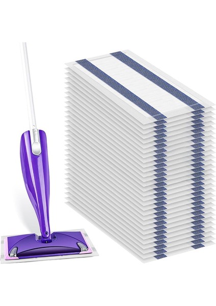 Islak Jet Mop Için 36'lı Tek Kullanımlık Paspas Pedi Yedekleri - Her Türlü Zemin Için Islak Jet Pedleri - Süper Emici (Yurt Dışından) fiyatları