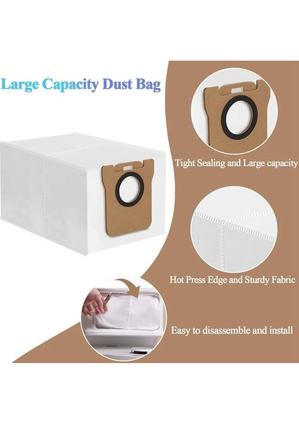 X20+/X20 Plus Robot Süpürge Ana Yan Fırça Filtresi Paspas Pedleri Toz Torbaları Yedek Parçaları (Yurt Dışından) fiyatları