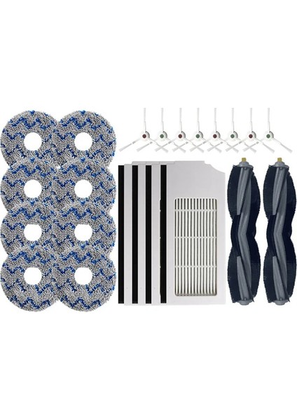 X1 Omnı T10 Turbo/ T10 Elektrikli Süpürge Robotu Ana Yan Fırça Hepa Filtre Paspas Bezi Yedek Parçaları (Yurt Dışından) fırsatları