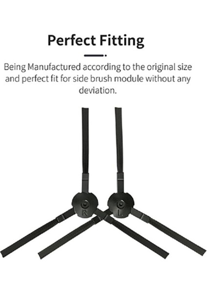 G9 / G9 Pro / V9 / V9 Pro / A12 Pro Elektrikli Süpürge Yedek Parçaları Için 8 Adet Elektrikli Süpürge Yan Fırçalı Elektrikli Paspas Bezi (Yurt Dışından) indirimleri