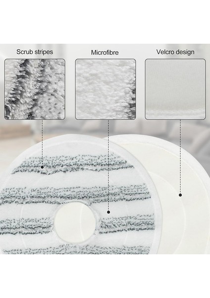 Mikrofiber Paspas Pedleri Temiz Yedekler Yıkanabilir Başlıklı Paspas Zemin Temizliği Için (Yurt Dışından) indirimleri
