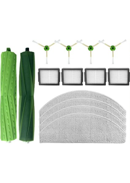 J5 / J5 Plus / J557020 Combo Silindir Yan Fırça Filtre Paspas Bezleri Bez Robot Süpürgeler Aksesuarları Parçası (Yurt Dışından) fırsatları