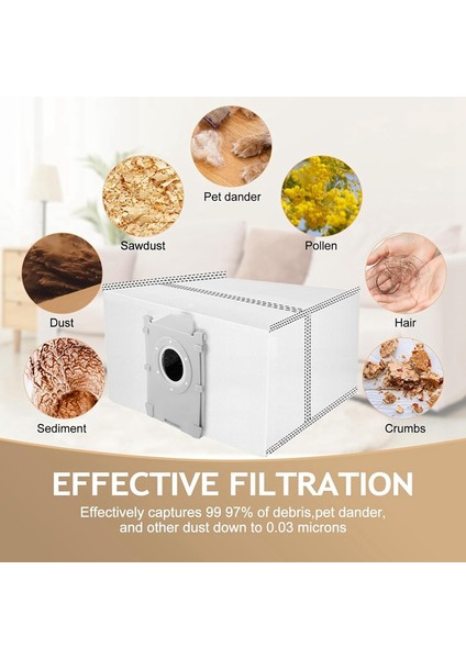 X8 Pro Omnı Robot Süpürge Için Yedek Parçalar Ana Yan Fırça Hepa Filtre Paspas Torbaları (Yurt Dışından) modelleri