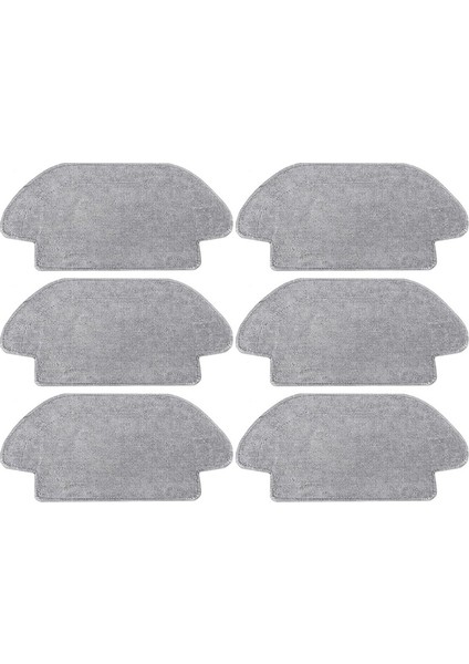 Mi Robot Süpürge Mop 2s / S12 / Mop P/mop Pro Mikrofiber Mop Pedi Yıkanabilir Mop Bezi Aksesuarı Için 6'lı Mendil Paketi (Yurt Dışından) fiyatları