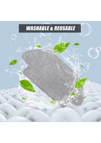 Mi Robot Süpürge Mop 2s / S12 / Mop P/mop Pro Mikrofiber Mop Pedi Yıkanabilir Mop Bezi Aksesuarı Için 6'lı Mendil Paketi (Yurt Dışından) modelleri