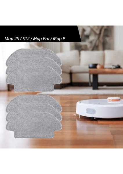 Mi Robot Süpürge Mop 2s / S12 / Mop P/mop Pro Mikrofiber Mop Pedi Yıkanabilir Mop Bezi Aksesuarı Için 6'lı Mendil Paketi (Yurt Dışından) indirimleri