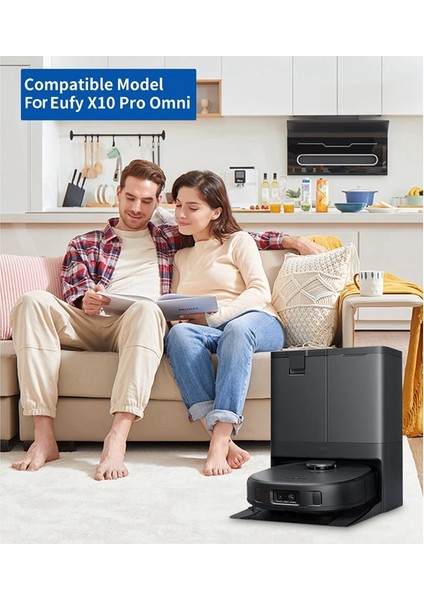 X10 Pro Omni Parçaları Aksesuarları Ana Yan Fırça Hepa Filtre Paspas Bezi Toz Torbası Değişimi (Yurt Dışından) modelleri