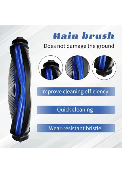 Debot N30 Omni N30 Pro Omni Elektrikli Süpürge Yedek Parçaları Için 9 Parçalı Elektrikli Süpürge Fırçası Filtresi ve Paspas Bezi Seti (Yurt Dışından) modelleri