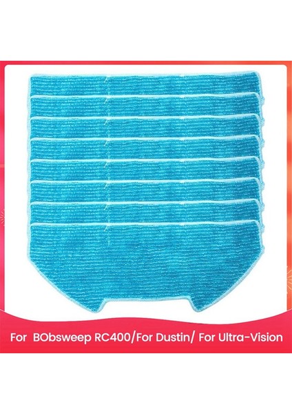 Bobsweep RC400/DUSTIN/ULTRA-VISION Robot Süpürge Için Yedek Paspas Pedleri, Mikrofiber Paspas Bezi Ped Aksesuarları (Yurt Dışından) fiyatları