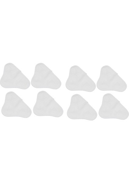 Paspas Üç Köşeli Paspas Için 8 Adet Yedek Buharlı Paspas Mikrofiber Bez Pedi (Yurt Dışından) modelleri