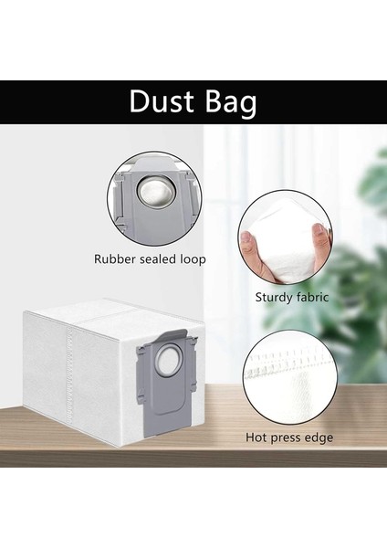 Saros 10R / G20S Ultra Elektrikli Süpürgeler Için Ana Yan Fırça Hepa Filtreleri Paspas Pedleri Toz Torbaları Aksesuar Seti (Yurt Dışından) indirimleri